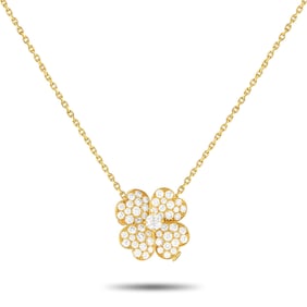 Van Cleef & Arpels Cosmos 1.57ctw Diamond 18K Necklace