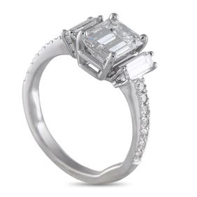 2.05ctw SI1-SI2/G-H Diamond and Platinum Ring