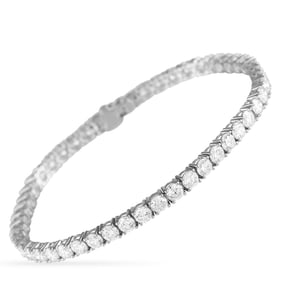 9.00ctw VS2-SI1/G-H Diamond and 18K Tennis Bracelet