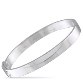 Cartier Anniversary 18K White Gold Bracelet, Size 17