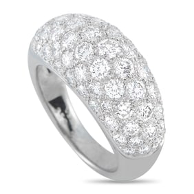 Van Cleef & Arpels 3.50ctw Diamond and Platinum Ring
