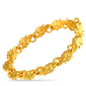 Carrera y Carrera 18K Yellow Gold Elephant Bracelet