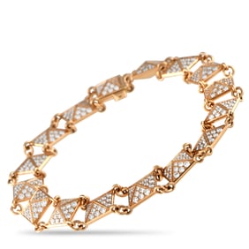Hermes Clou d'H 2.46ctw Diamond and 18K Bracelet