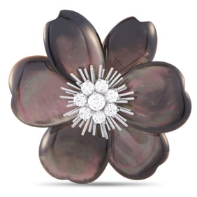 Van Cleef & Arpels 1.54ct Diamond, 18K and MOP Brooch