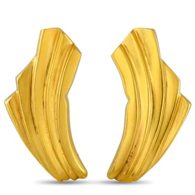Ilias Lalaounis 18K Yellow Gold Clip-On Earrings