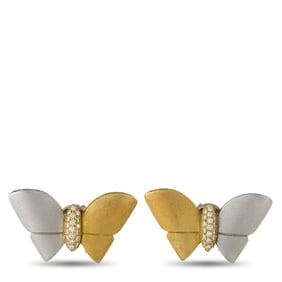 Kieselstein-Cord 0.70ctw Diamond, Platinum/18K Earrings