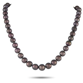 Mikimoto 8.1mm-11.7mm Tahitian Pearl and 18K Necklace