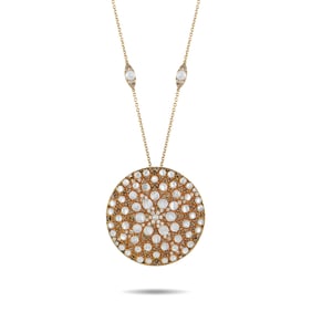 Pasquale Bruni 3.65ctw Diamond, MOP and 18K Necklace