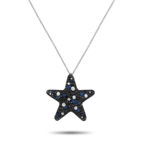 Pasquale Bruni 2.00ctw Diamond, Sapphire, 18K Necklace