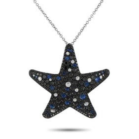 Pasquale Bruni 3.05ctw Diamond, Sapphire, 18K Necklace
