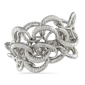de Grisogono Allegra 34.00ctw Diamond and 18K Bracelet