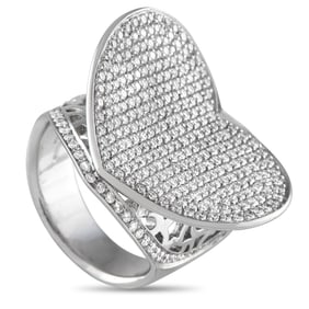 Pasquale Bruni 2.05ctw Diamond and 18K White Gold Ring