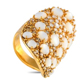 Pasquale Bruni 2.65ctw Diamond, 18K, and MOP Ring