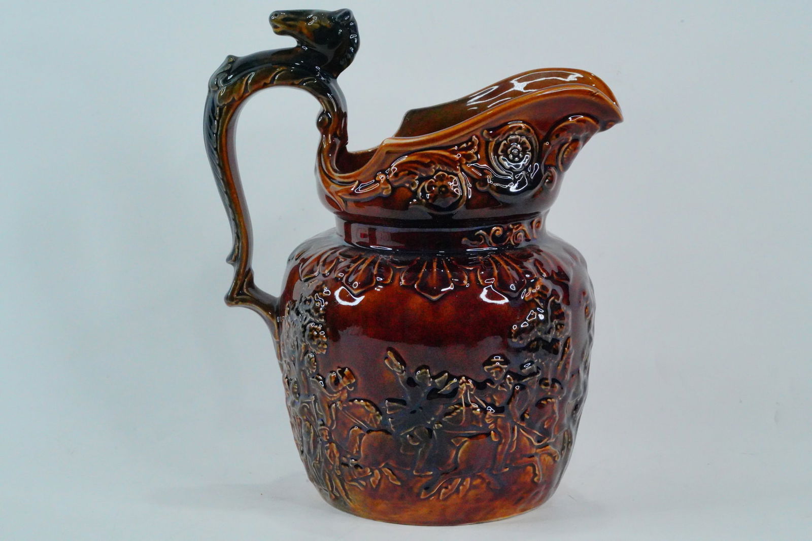 Arthur Wood Relief-Molded Ceramic Pitcher (1 of 12)