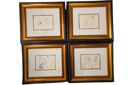 After Pablo Picasso Set of Four Offset Lithographs