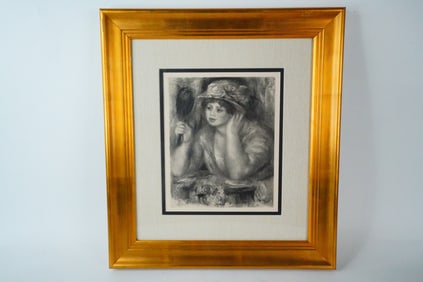 Pierre-Auguste Renoir (After) "Femme au Mirroir" Etching
