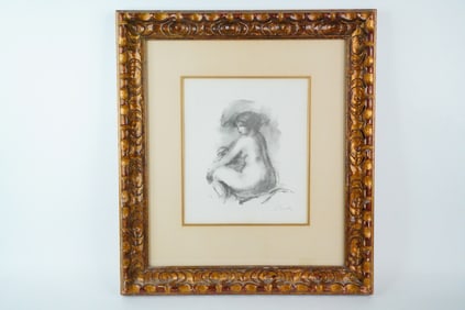 Pierre-Auguste Renoir (After) "Femme Nue Assise" Lithograph