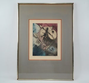 Roberto Matta-Castronautes 1965 Etching Signed #87/100