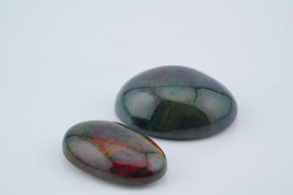 30.45ctw Loose Black Opals
