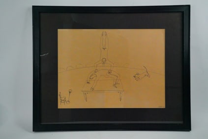After Alexander Calder Lithograph From "Calder's Circus"