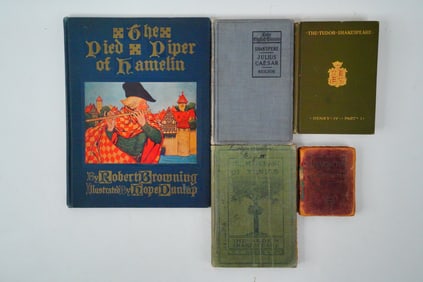 Lot of (5) Antique Literary Classics