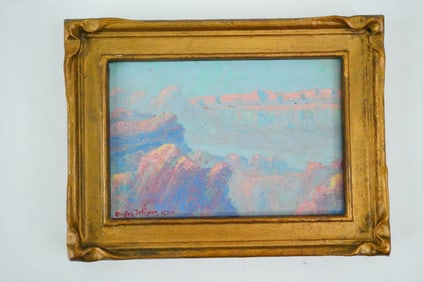 Clinton Johnson 1920 Mountain landscape Painting