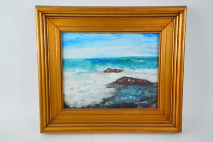 La Jolla Shores Original Signed Oil on Canvas