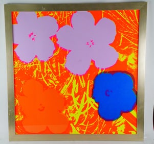 Andy Warhol (After) "Flowers" Pop Art Screenprint