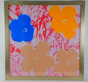 Andy Warhol (After) "Flowers" Pop Art Screenprint