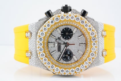 12.00ctw Lab Grown Diamond Automatic Fashion Watch