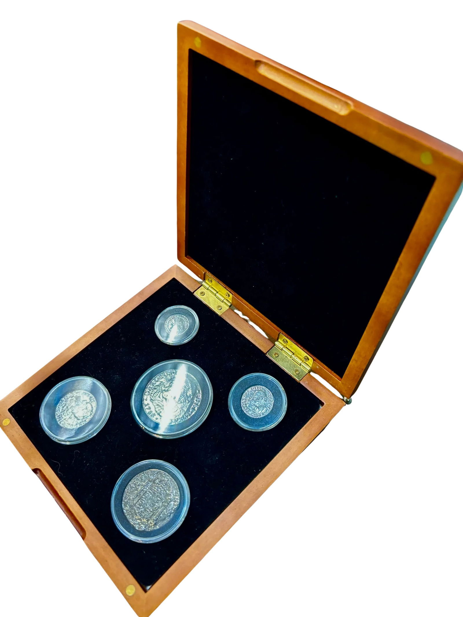 El Cazador Shipwreck (5) Coin Set: 1783 Spanish Reales