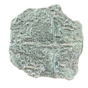Atocha Shipwreck Silver 4 Reales: Philip III, Grade 3