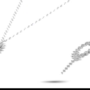 Bvlgari Serpenti 15.49ctw Diamond and 18K Necklace: Bvlgari Serpenti 15.49ctw Diamond and 18K White Gold Pendant Necklace - Made in Italy, signed Bvlgari, luxurious and sultry. This glamorous piece features a mesmerizing Serpenti pendant with an