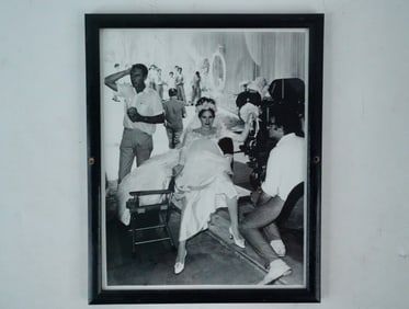 Barbra Streisand Framed Funny Girl BTS Photo