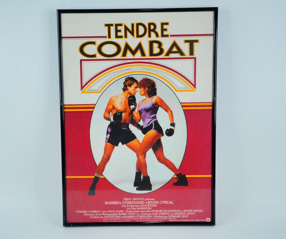 Barbra Streisand "The Main Event" French Film Poster (1 of 5)