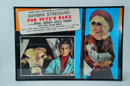 Barbra Streisand "For Pete's Sake" Italian Film Poster