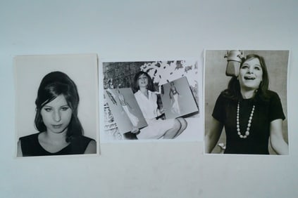Lot of (3) Barbra Streisand Photos (1960s-1970s)