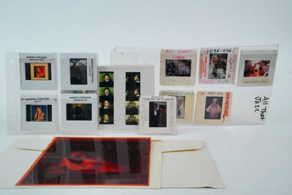 Barbra Streisand Lot of Negative Photos and Slides