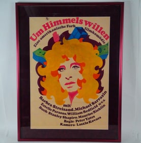 Barbra Streisand "For Pete's Sake" German Film Poster