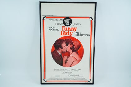 Barbra Streisand "Funny Lady" Belgian Film Poster