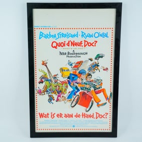 Barbra Streisand "What's Up Doc?" Belgian Film Poster