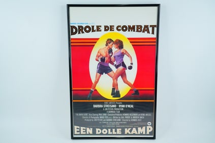 Barbra Streisand "The Main Event" Belgian Film Poster
