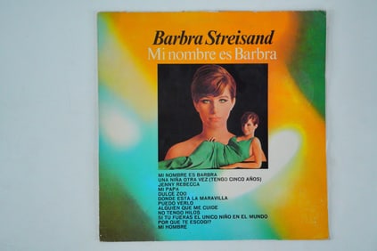 Barbra Streisand Rare Spain Mi Nombre es Barbra Vinyl