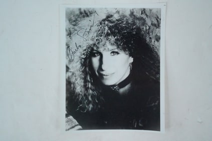 Barbra Streisand Autographed 8 x 10-Inch Photo
