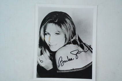 Barbra Streisand Autographed 8 x 10-Inch Photo