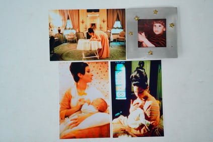 Barbra Streisand Lot of (4) Photos with Son Jason