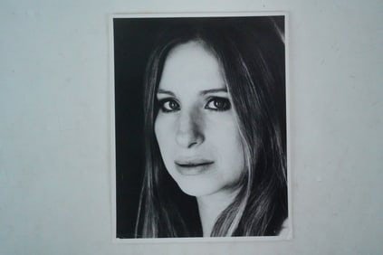 Barbra Streisand 11 x 14-Inch Black and White Portrait