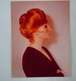 Very Rare Side Portrait of Barbra Streisand
