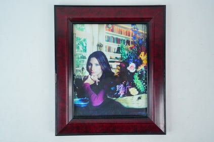 Rare Barbra Streisand Framed Photo