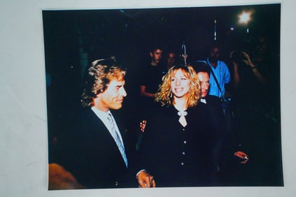 Rare Barbra Streisand Red Carpet Photo